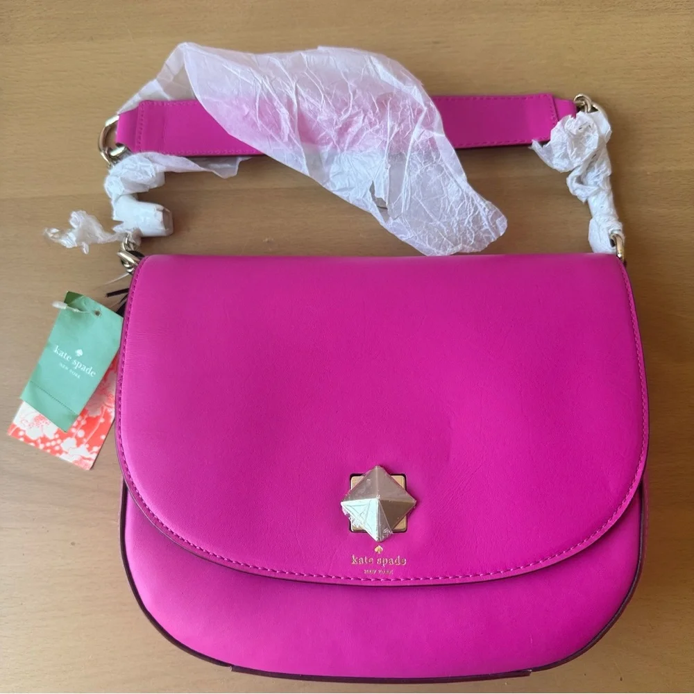Brand New With Tags Women’s Hot Pink Kate Spade Shoulder Bag